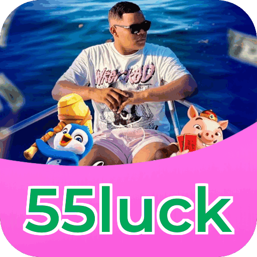 Catálogo slots 55luck mostrando top jogos Gates Olympus Sweet Bonanza Fortune Tiger Big Bass volatilidade RTP